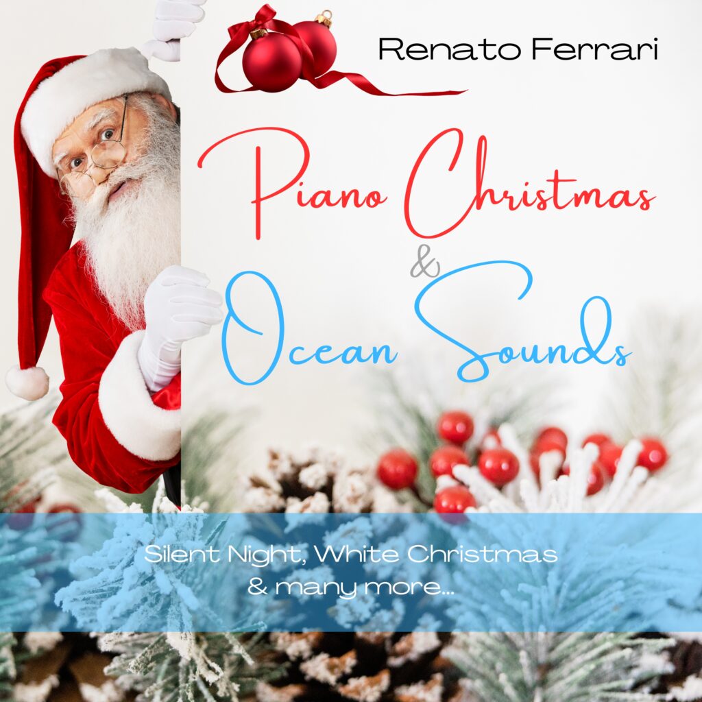 Piano Christmas & Ocean Sounds: Silent Night, White Christmas & many more…
